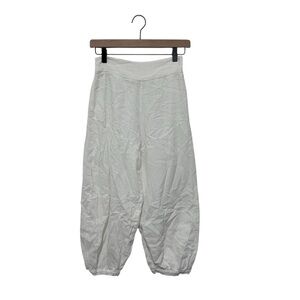 Anthropologie Cotton Harem Pants Cropped White Size XS